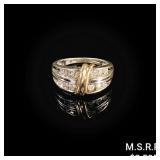 3 DWT 14 KT Gold Ring w/ Diamond Sz: 7.5 3 DWT 14 KT Gold Ring w/ Diamond Sz: 7.5