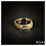 3 DWT 14 KT Gold w/ Diamond Ring Sz: 10.5 3 DWT 14 KT Gold w/ Diamond Ring Sz: 10.5