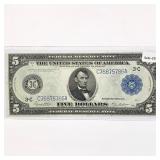 1914 LG $5 Fed Reserve Note