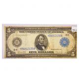 1914 LG $5 Fed Reserve Note
