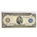 1914 LG $5 Fed Reserve Note