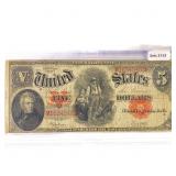 1907 LG $5 Legal Tender Note