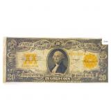 1922 $20 Gold Cert.