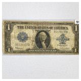 1923 LG $1 Silver Certificate LIGHTLY CIRCULATED