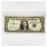 1957 A $1 Silver Certificate LIGHLTY CIRCULATED