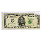 1950-D $5 Fed. Reserve Note