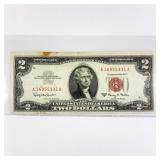 1963 $2 Legal Tender NEARLY UNCIRCULATED