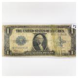 1923 LG $1 Silver Certificate LIGHTLY CIRCULATED
