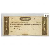 $2 Ohio Promisorry Bank Note