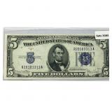 1934 D $5 Silver Cert.