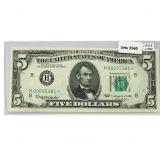 1963 Star $5 Fed Reserve Note