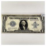 1923 LG $1 Silver Certificate LIGHTLY CIRCULATED
