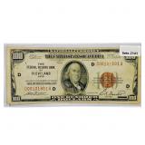 1929 Cleveland Bank, OH $100 One Hundred Dollar