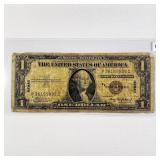 1935 A WWII Hawaii Issue $1 Silver Certificate