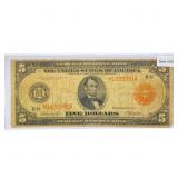 1914 LG $5 Fed Reserve Note