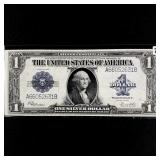 1923 LG $1 Dollar Silver Certificate CLOSELY UNC