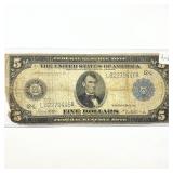 1914 LG $5 Fed. Reserve Note