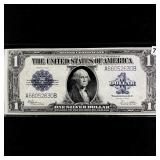 1923 LG $1 Dollar Silver Certificate CLOSELY UNC