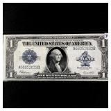 1923 LG $1 Dollar Silver Certificate UNC