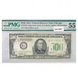 1934 $500 Fed Reserve Note PMG AU 55