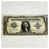 1923 LG $1 Silver Certificate LIGHTLY CIRCULATED