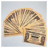 (50) 1900's Wrigely's 5 Share Coupons