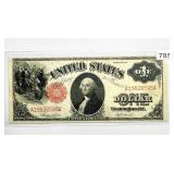 1917 LG $1 Legal Tender CLOSELY UNC