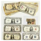 (36) Misc US Currency, Hawaii, Silver Cert -DMGD
