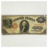 1917 LG $1 Federal Reserve Note - LIGHTLY CIRC