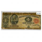 1891 LG $1 Treasury Note