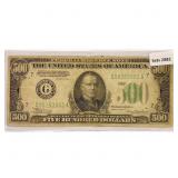 1934 A $500 Fed Reserve Note