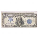 1899 LG $5 Silver Cert.