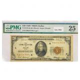 1929 Dallas, TX $20 Legal Tender Note PMG VF 25