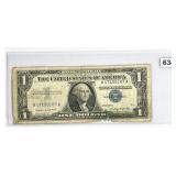 1957 A $1 Silver Certificate CIRCULATED