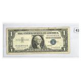 1957 A $1 Silver Certificate LIGHLTY CIRCULATED