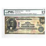 1902 $50 Ottumwa, IA National Bank Note PMG-12F