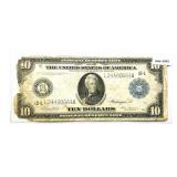 1914 $10 Ten Dollar Fed. Reserve Note