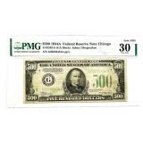 1934-A Chicago $500 Five Hundred Fed PMG VF 30