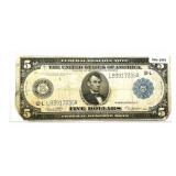 1914 $5 Fed. Reserve Note