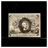 1863 Series 5c Fractional Currency CLOSELY UNC