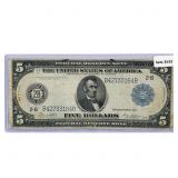 1914 LG $5 Fed Reserve Note