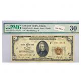 1929 Bank of Atlanta, GA $20 Legal Tender Note