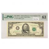 1950 C $50 Fed Reserve Note PMG Ch UNC63