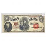 1907 LG $5 Legal Tender Note