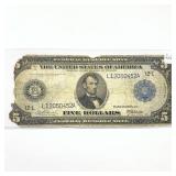1914 LG $5 Fed. Reserve Note