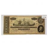 1864 LG $20 Confederate Note
