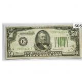 1934 $50 Fed Reserve Note