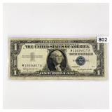 1957 B $1 Silver Certificate LIGHTLY CIRCULATED