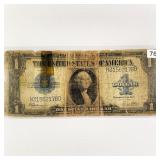 1923 LG $1 Silver Certificate LIGHTLY CIRCULATED