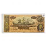 1864 LG $20 Confederate Note
